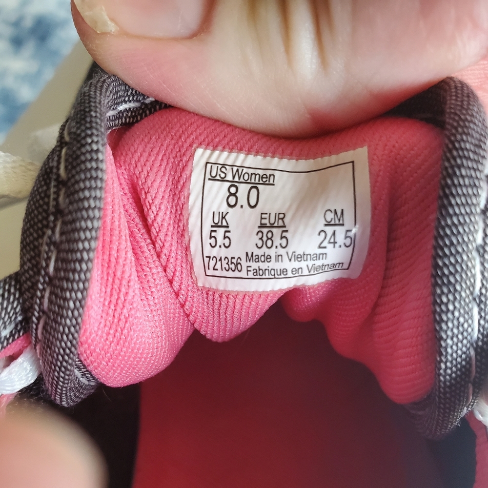 Vans Atwood Low Textile Sneakers, Gray with Pink Accents, Size 8 - Picture 4 of 4